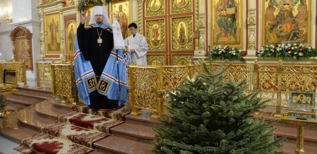 Епископ Ванинский Савватий поздравил главу Приамурской митрополии с праздником Рождества Христова