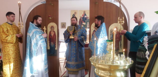 В праздник Сретения Господня епископ Ванинский Савватий совершил архипастырский визит в поселок Высокогорный