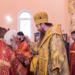 Епископ Ванинский и Переяславский Савватий возглавил всенощное бдение в храме святого великомученика Георгия Победоносца села Сосновка