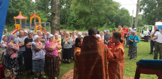 Первая за 100 лет Божественная литургия была совершена в с. Венюково