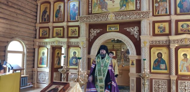 В день празднования обретения мощей прп. Сергия Радонежского епископ Ванинский и Переяславский совершил молебен