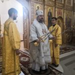 В НЕДЕЛЮ 7-Ю ПО ПАСХЕ ЕПИСКОП АРИСТАРХ СОВЕРШИЛ БОЖЕСТВЕННУЮ ЛИТУРГИЮ В ХРАМЕ СВЯТОГО ПРАВЕДНОГО ФЕОДОРА УШАКОВА