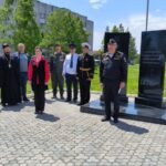 В ВАНИНО СВЯЩЕННИК УЧАСТВОВАЛ В МИТИНГЕ В ДЕНЬ ВЕТЕРАНОВ БОЕВЫХ ДЕЙСТВИЙ