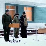 СВЯЩЕННОСЛУЖИТЕЛЬ БЛАГОСЛОВИЛ  ВОЕННОСЛУЖАЩИХ НА НАЧАЛО ЗИМНЕГО ПЕРИОДА ОБУЧЕНИЯ