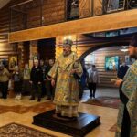 В КАНУН ПРАЗДНИКА ВВЕДЕНИЯ ВО ХРАМ ПРЕСВЯТОЙ БОГОРОДИЦЫ ЕПИСКОП АРИСТАРХ СОВЕРШИЛ ВСЕНОЩНОЕ БДЕНИЕ В ХРАМЕ СВЯТИТЕЛЯ ТИХОНА ПАТРИАРХА МОСКОВСКОГО И ВСЕЯ РУСИ